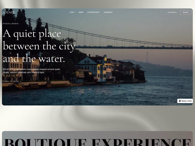 Cover image for SŌLACE — A Boutique Hotel Operating System