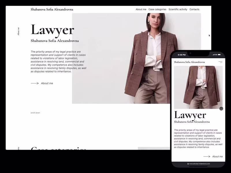 Cover image for Lawyer Website