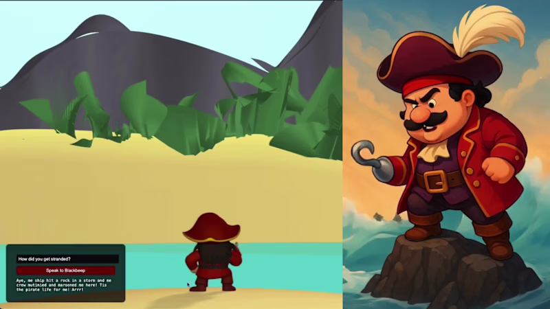 Cover image for Captain Blackbeep - A Pirate-themed AI chatbot