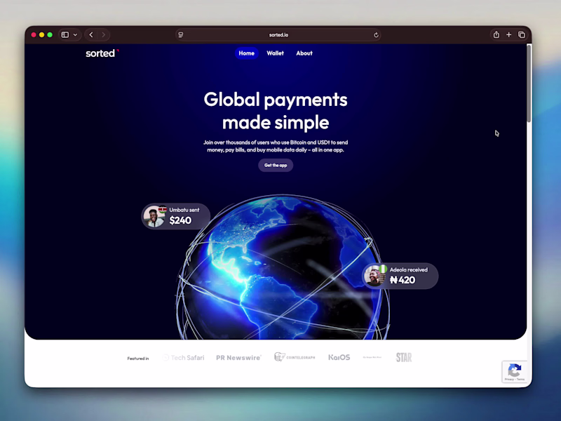 Cover image for Sorted Wallet – Figma Design & Webflow Development