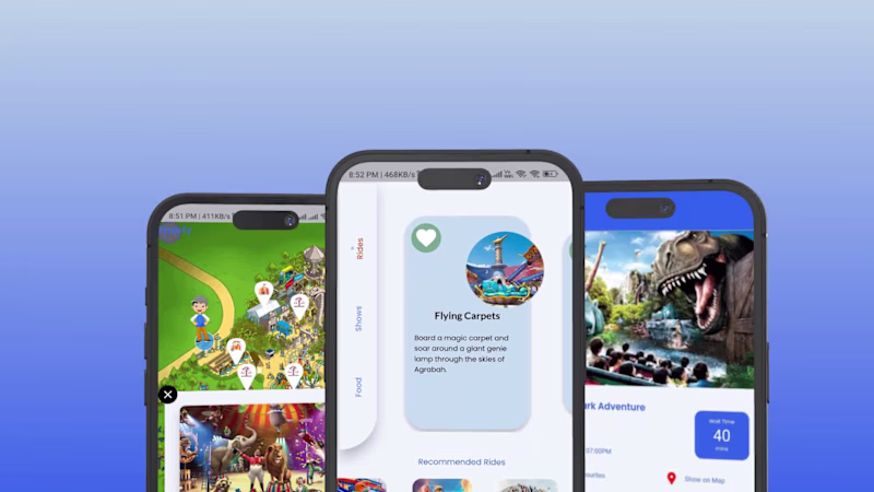 Cover image for Adventure Kingdom: Flutterflow AI Theme Park App Development