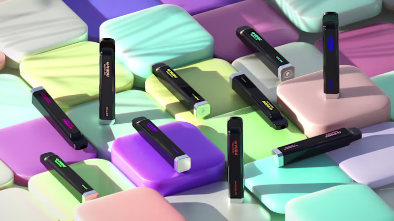 Cover image for Colorful vape loop sequence Made with Blender