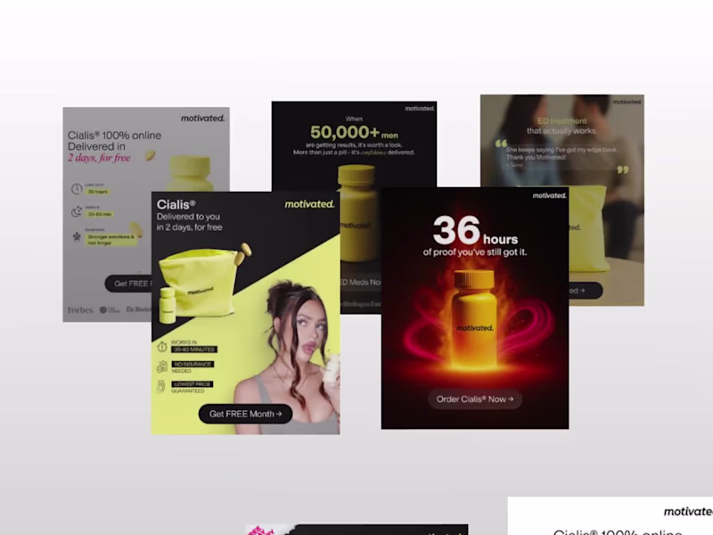 Cover image for Motivated - Email Marketing Ad Designs