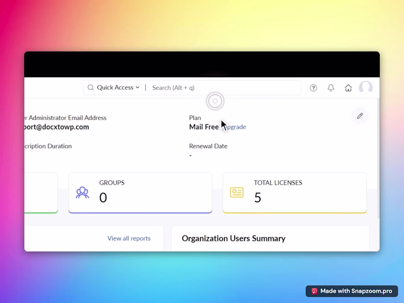 Cover image for Custom Domain Email Setup for docxtowp.com