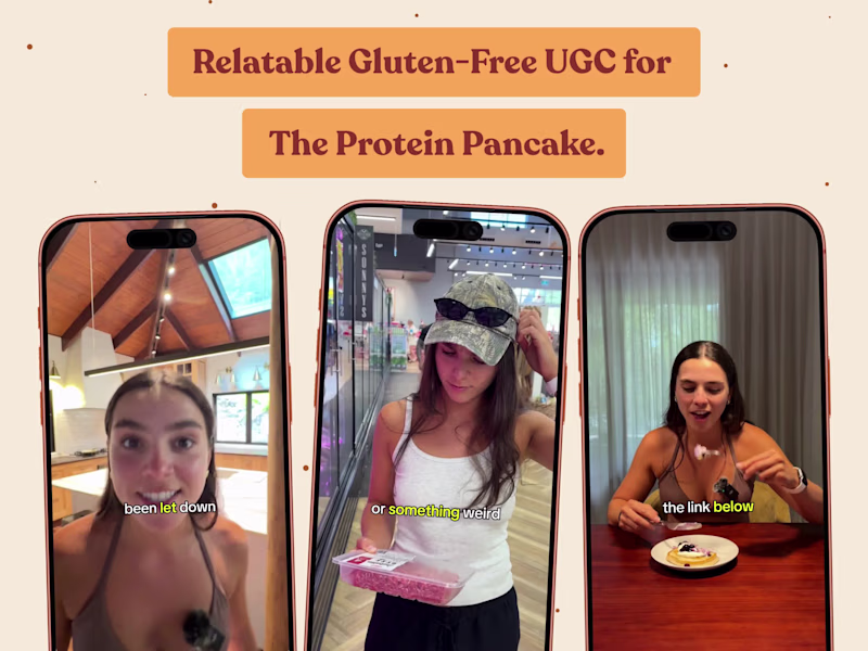Cover image for Relatable Gluten-Free UGC Meta Ads | The Protein Pancake 🥞