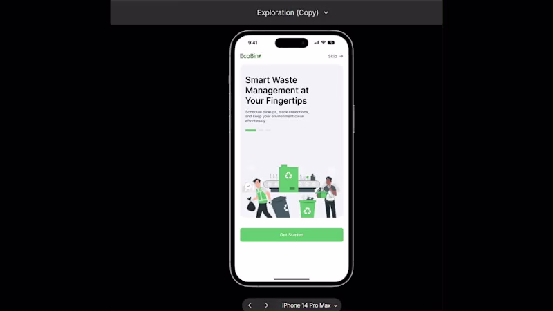 Cover image for EcoWaste App: Streamlined UX for Sustainable Waste Tracking