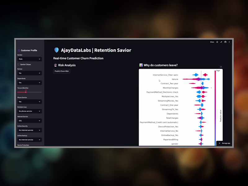 Cover image for AI-Powered Churn Prediction Engine for Telecom