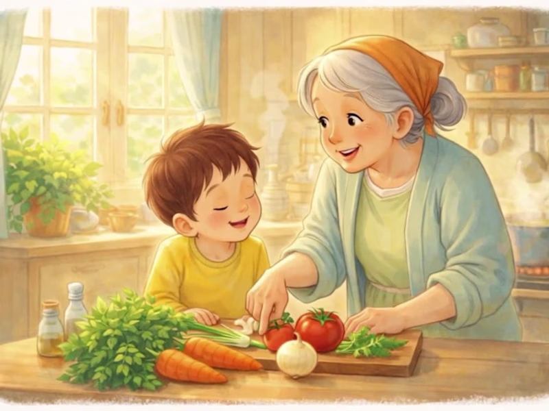 Cover image for A warm, family-safe illustrated storytelling