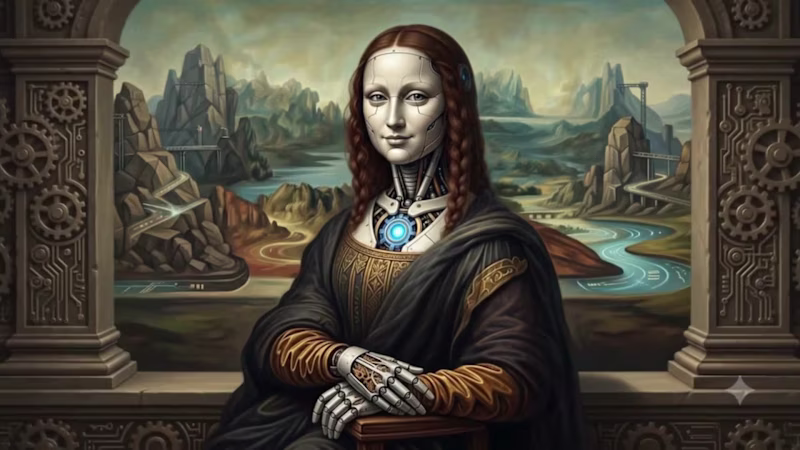 Cover image for Maybe Leonardo didn’t paint her.
Maybe