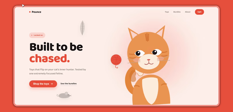 Cover image for Made a cat that will not stop staring at your cursor. It loc...