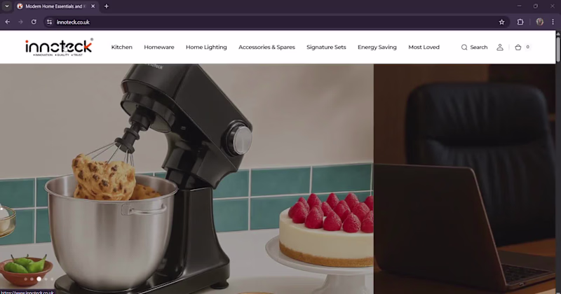 Cover image for Teamed up with UK-based Innoteck, a kitchen, home, lighting ...