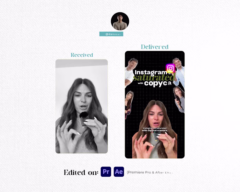 Cover image for Delivered → Received.
Another video edit