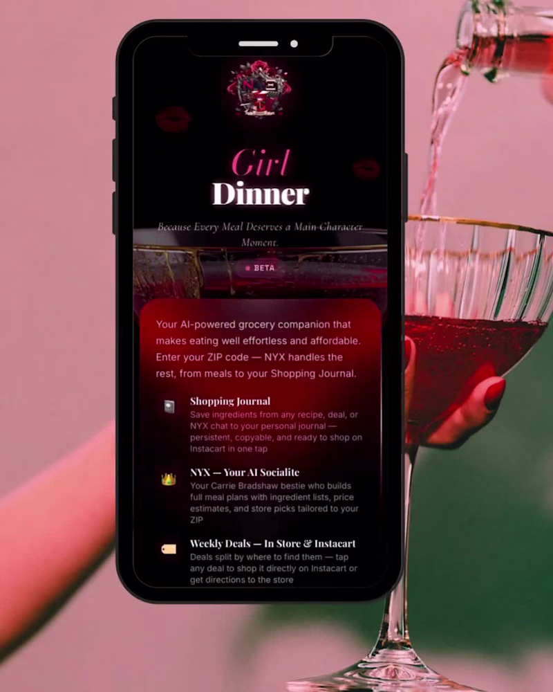 Cover image for Creative Final Project: Showcase Your 'Girl Dinner' Ideas