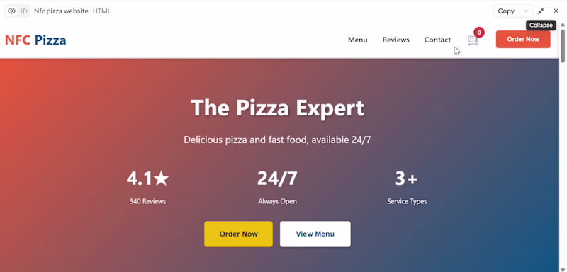 Cover image for A website