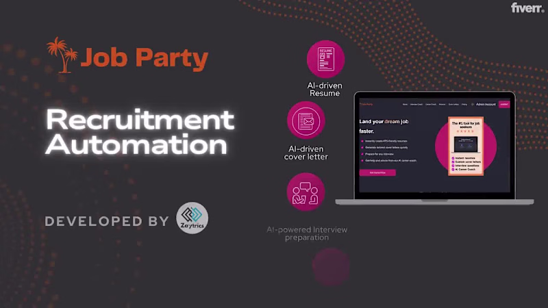 Cover image for JobParty: GenAI based CV Builder and Career Coach