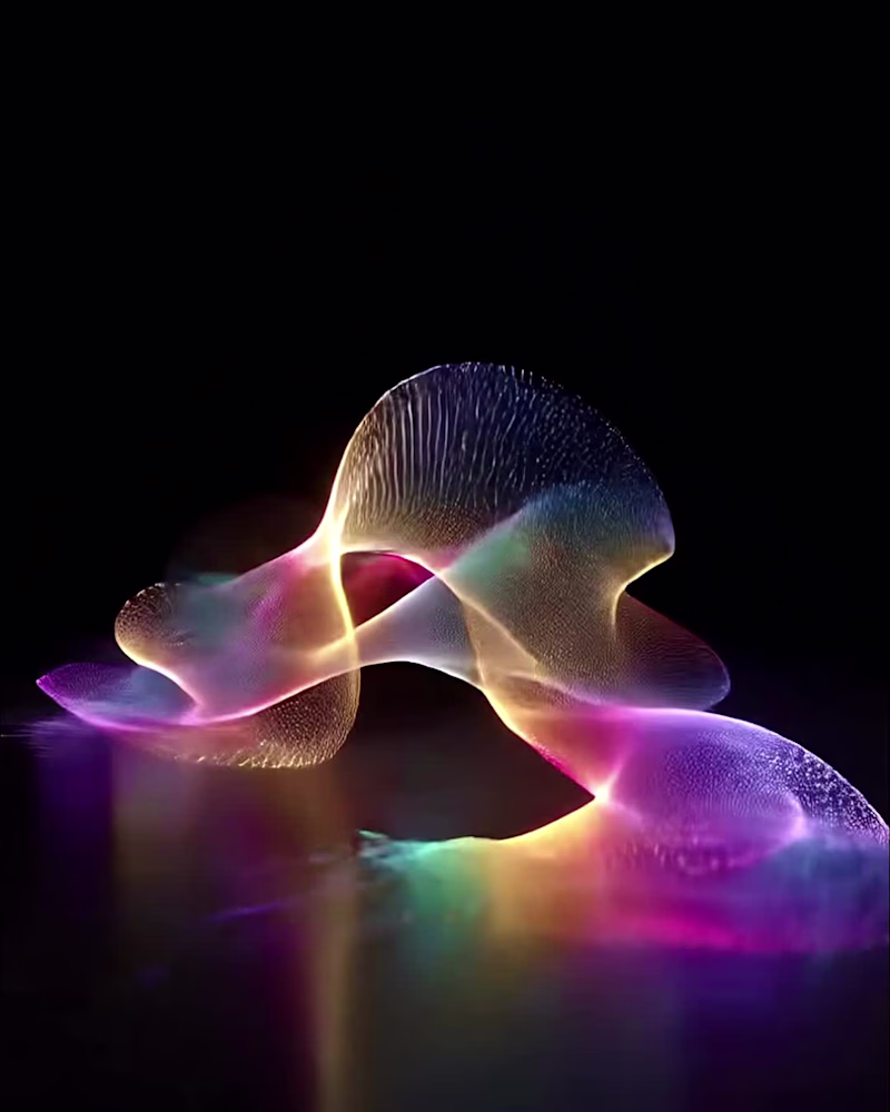 Cover image for Ethereal Spectrum Flow Just created this AI video: flowing c...