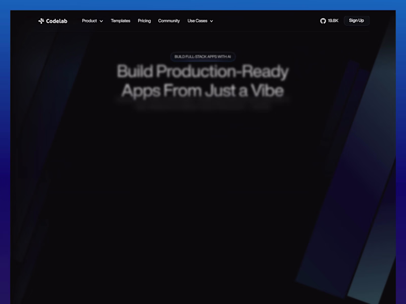 Cover image for Codelab - AI Development Platform
