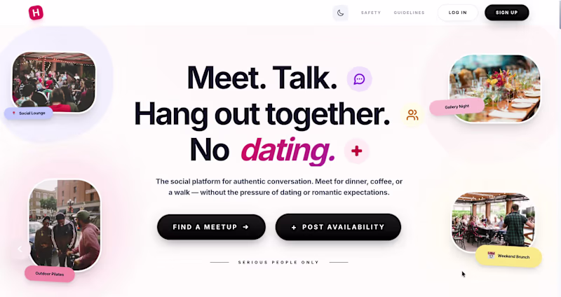 Cover image for HANGUT: Non-Dating Social Platform Development