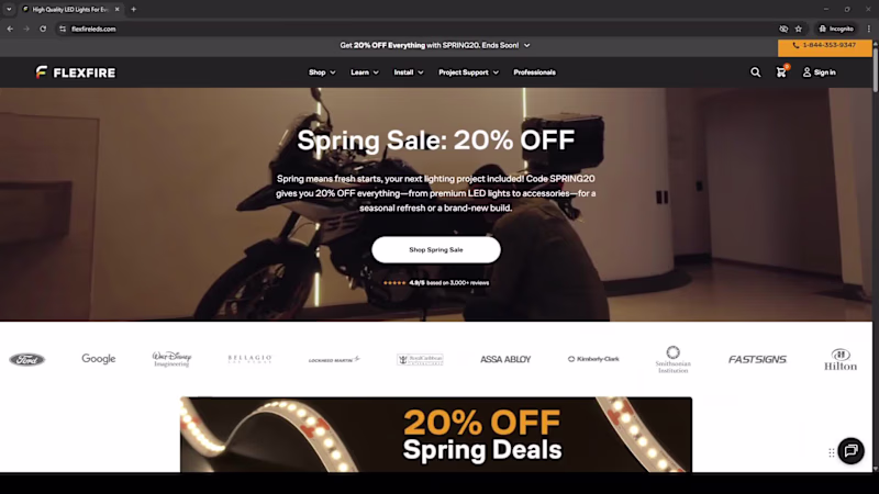 Cover image for Bigcommerce LEDs Store | FlexFireLeds

A