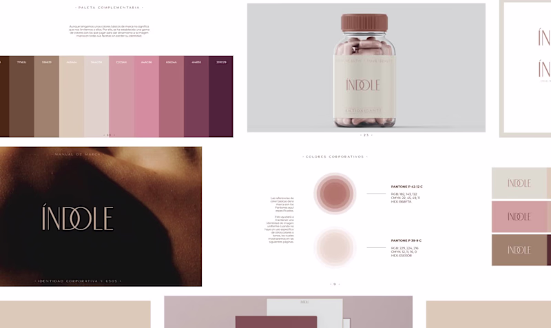 Cover image for Cosmetic Branding & Brand Book for Nutricosmetic Startup