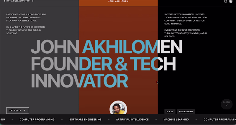 Cover image for A UI/UX-focused personal website with