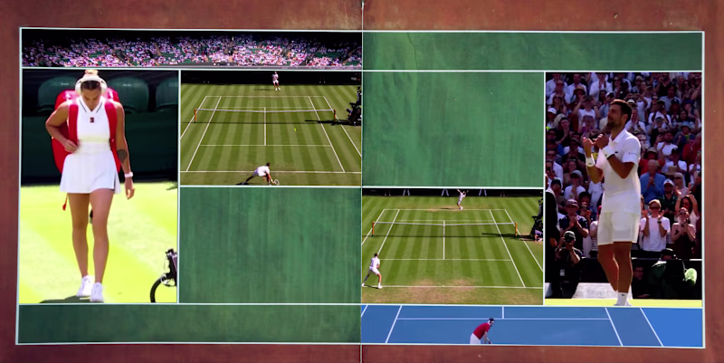 Cover image for Better late than never.
Wimbledon-style intro