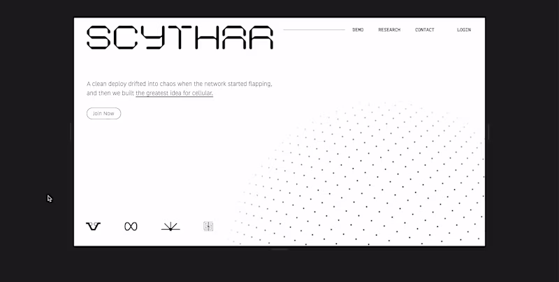 Cover image for Trying things on Framer, hero section. I've always had the r...