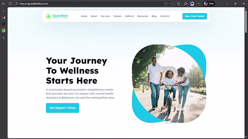 Cover image for Custom Famer Website: Wellbeing captured