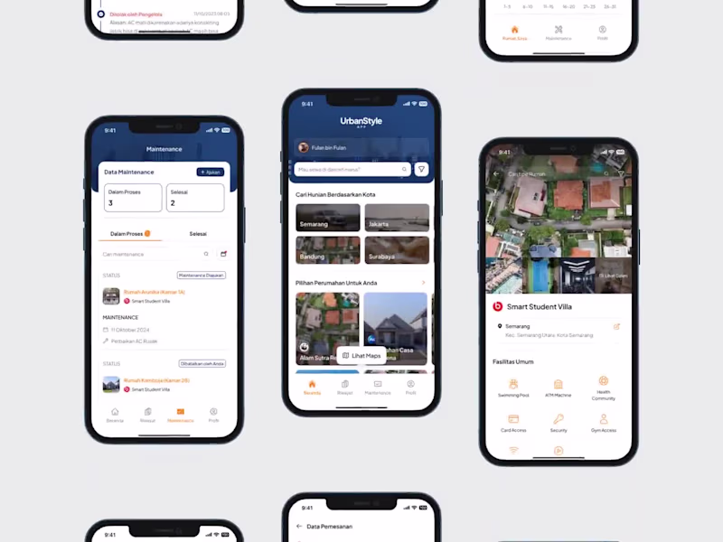 Cover image for UrbanStyle App – Modern Kos & Property Management