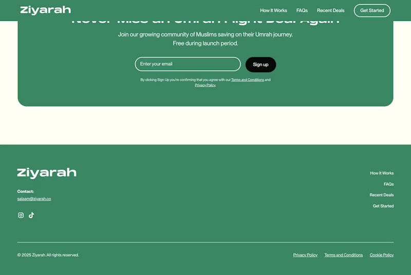 Cover image for Ziyarah | Flight Deals Platform