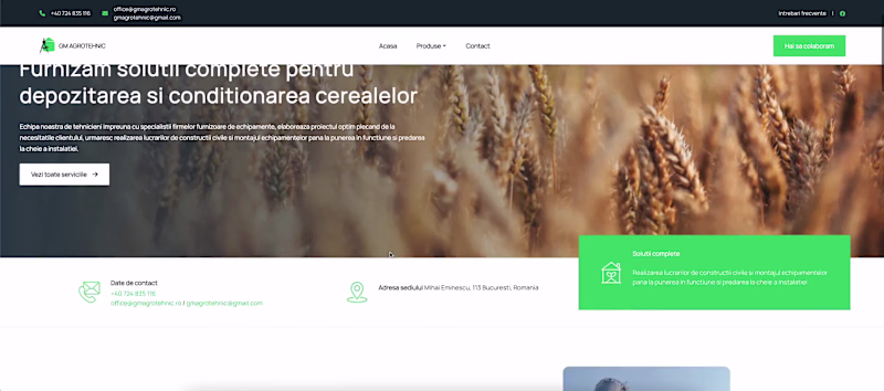 Cover image for GM Agrotehnic Website
