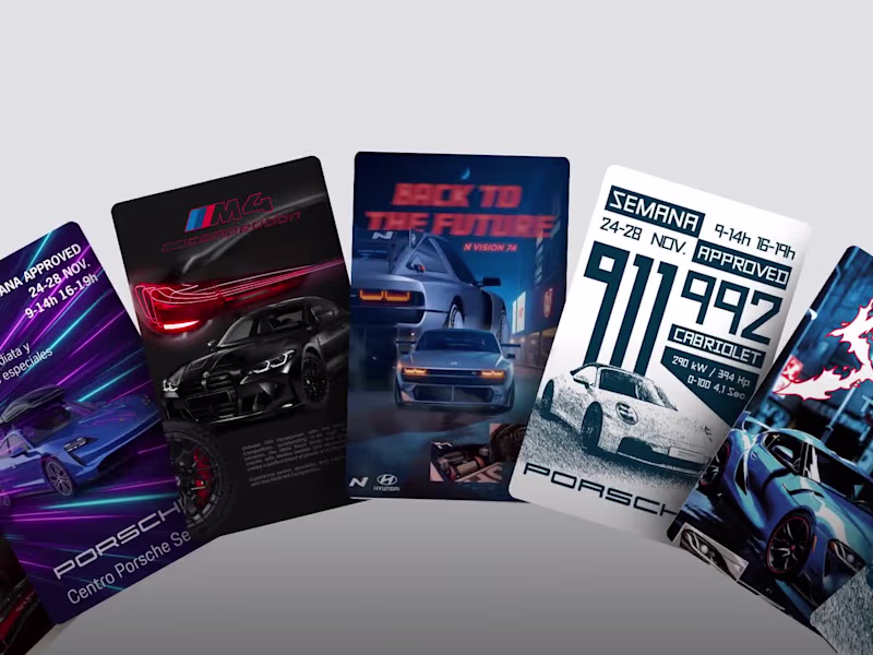 Cover image for Cars Posters Showreel