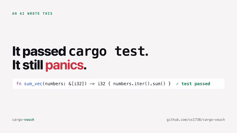Cover image for I just launched cargo-vouch, an