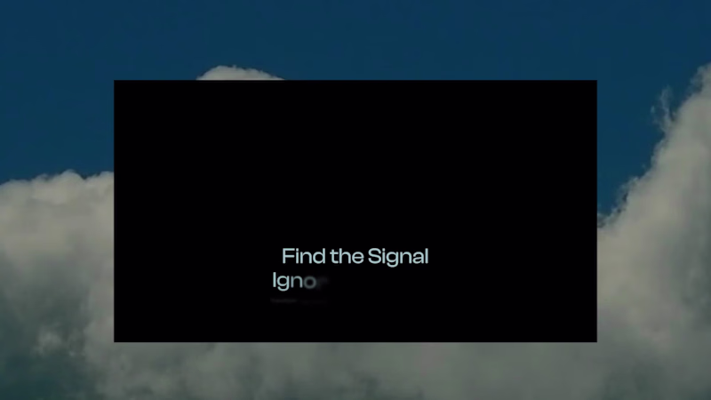 Cover image for Built this futuristic signal-map background