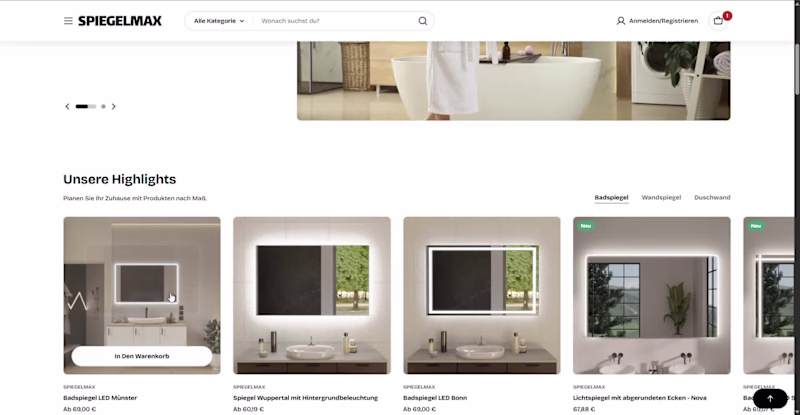 Cover image for I developed a dynamic mirror configurator for a Shopify Plus...