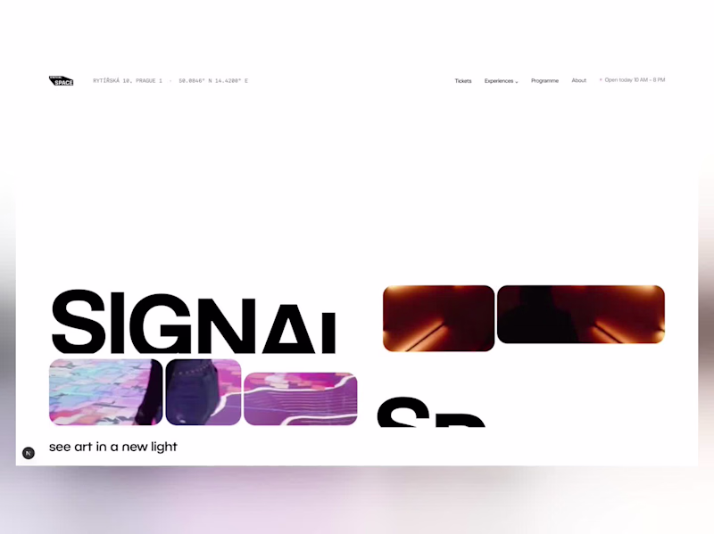Cover image for Signal Space - Prague, CZ.