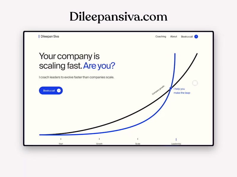 Cover image for Dileepan Siva - Premium coaching website