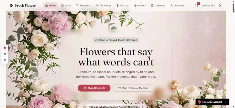 Cover image for Fresh Flower — Flowers for