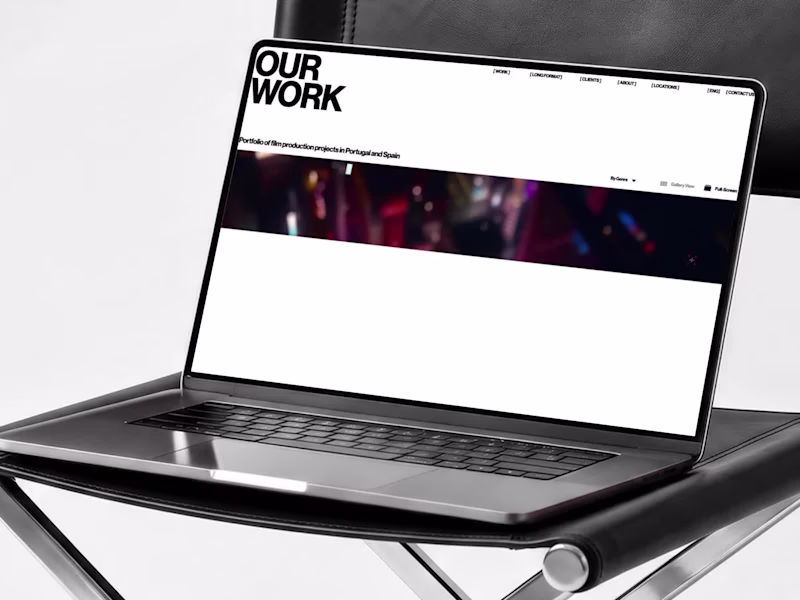 Cover image for PSP Production - A Cinematic Website for Film Production Company
