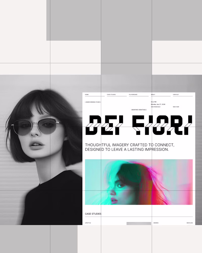 Cover image for Explore Dei Fiori: Free Creative & Photo Studio Template Now
