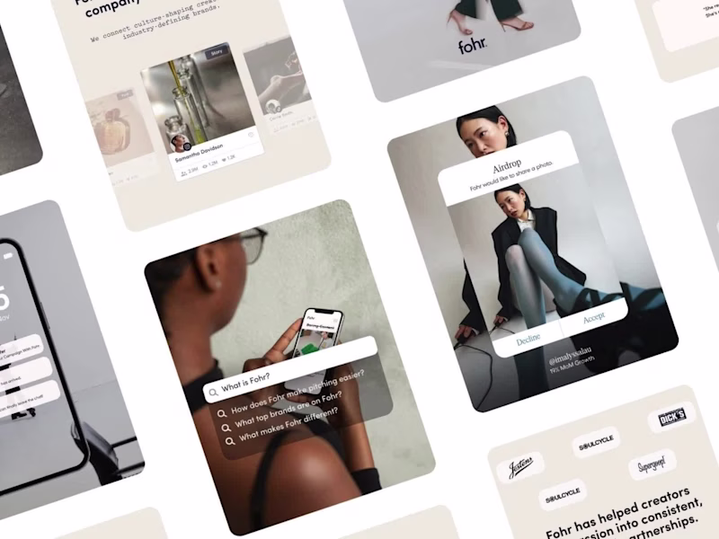 Cover image for Fohr Instagram Rebrand and Content System