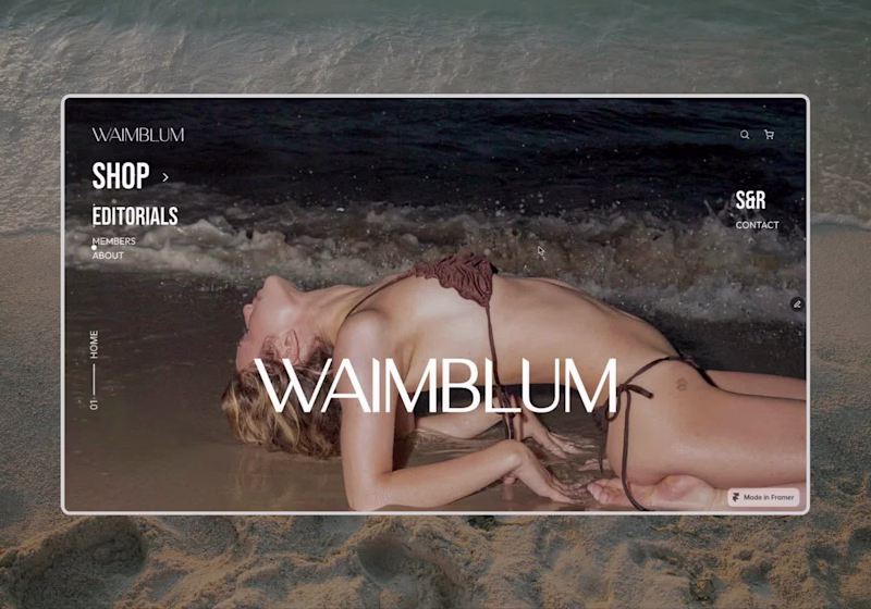 Cover image for Wrapped up this new Framer build for Waimblum! 🎉 Tried the ...