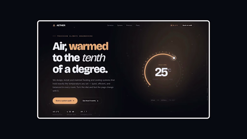 Cover image for Aether - Concept HVAC Business