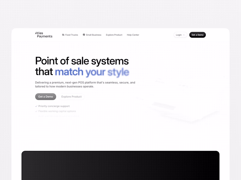 Cover image for Atlas Payments: 0→1 Modern Fintech Website Built in Framer