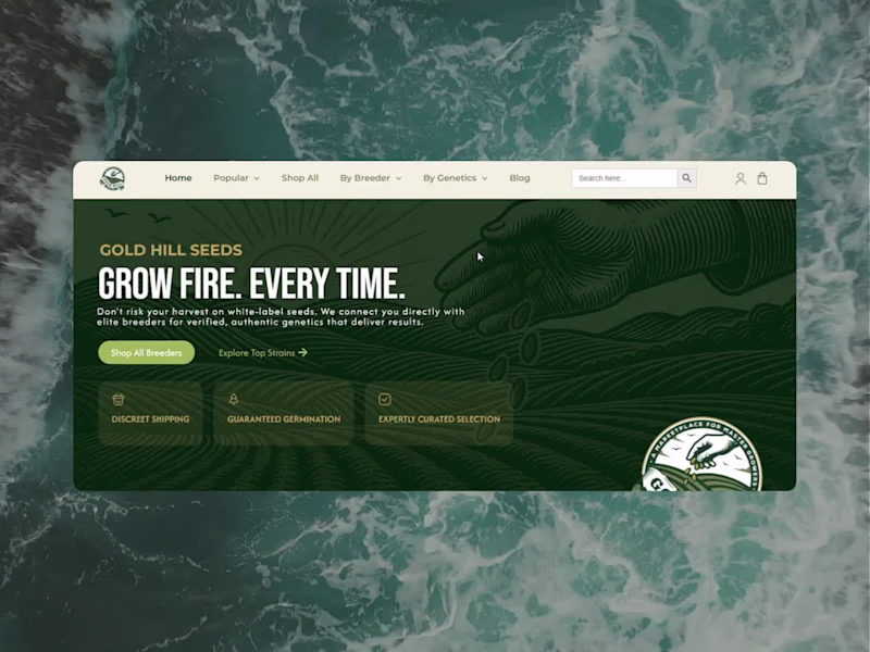 Cover image for Figma-to-WordPress Development for Gold Hill Seeds