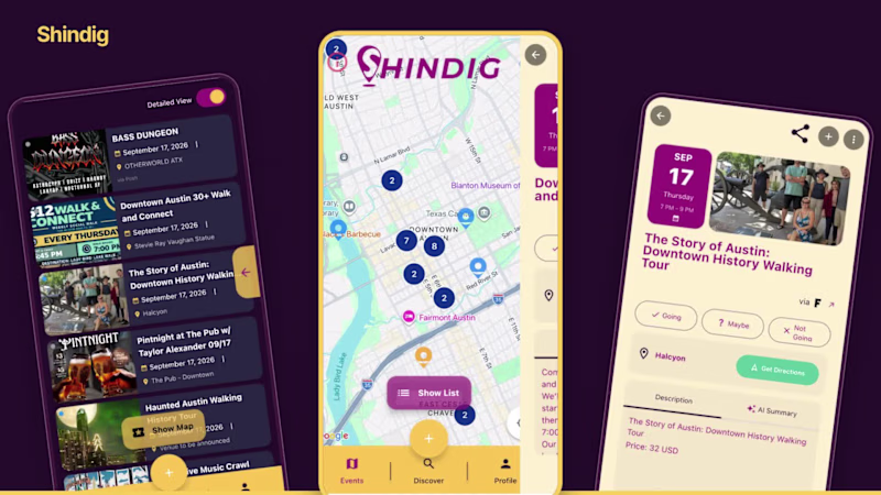 Cover image for Shindig — Event Discovery for iOS & Android