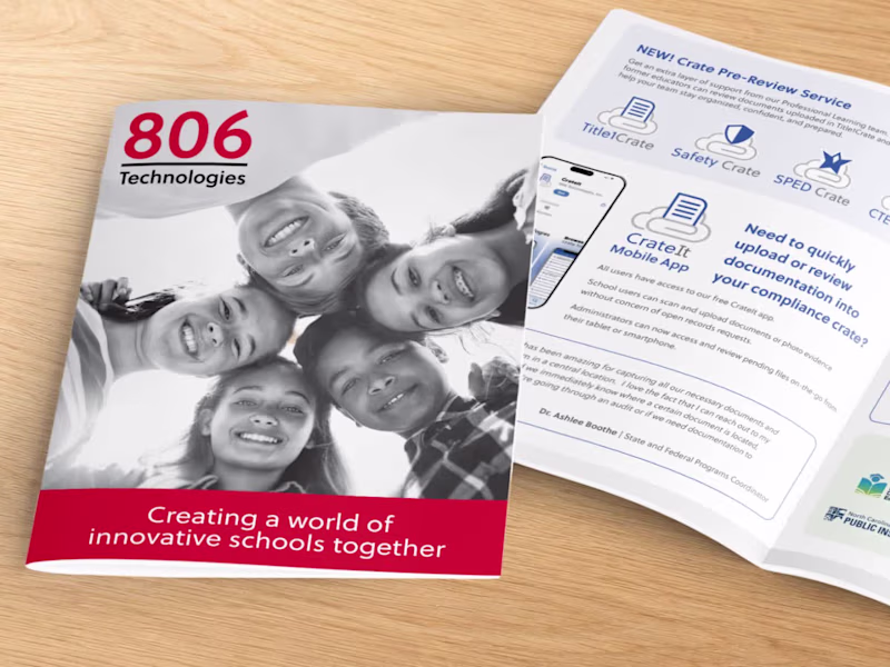 Cover image for 806 Technologies: Brand Standards & Marketing Design