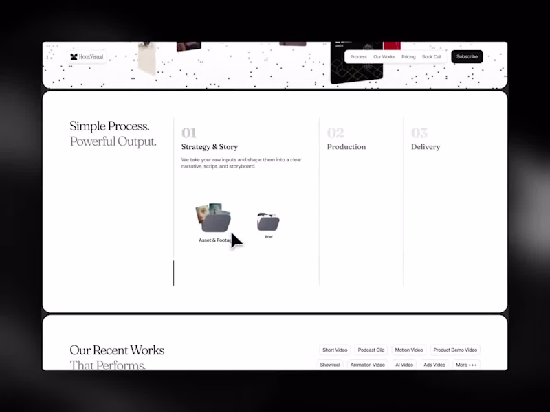 Cover image for Landing Page Design for HooxVisual