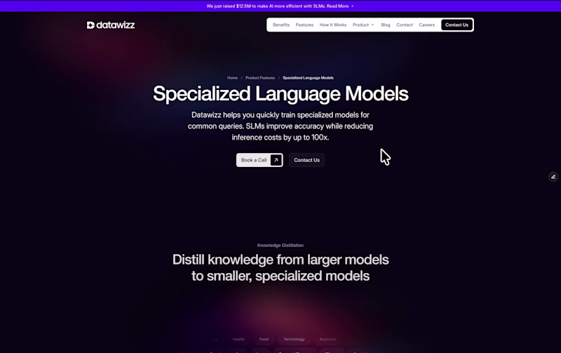 Cover image for Feature page for Datawizz.ai