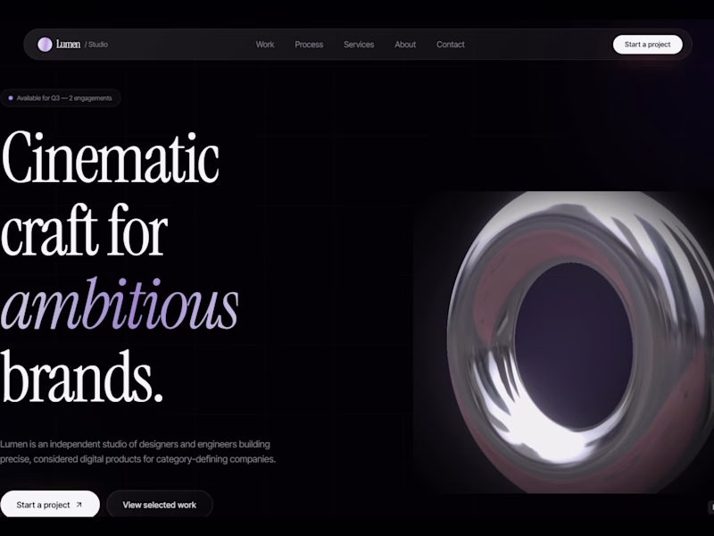 Cover image for Lumen Studio is a premium